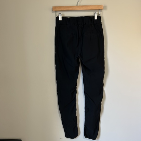 BEVY FLOG Ronit Pants Black Trouser Button Fly Jogger Sz 25 - Picture 7 of 16